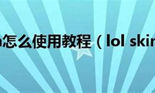 lolskin怎么用_lolskin怎么