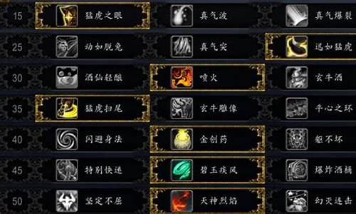 wow武僧技能一览_wow武僧技能